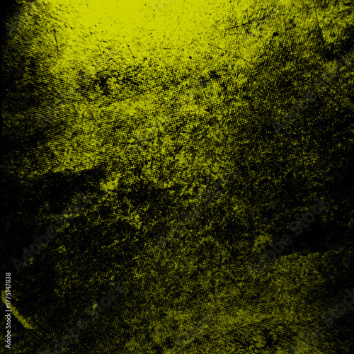 Wallpaper Mural Dark grunge canvas texture background abstract distressed fabric rough surface black overlay acid yellow moody mysterious pattern Torontodigital.ca