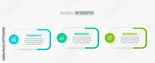 Vector infographic label design with circle infographics template design and 3-4-5 options or steps. Can be used for process diagram, presentations, workflow layout, banner, flow chart, info graph.