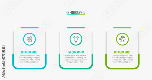Vector infographic label design with circle infographics template design and 3-4-5 options or steps. Can be used for process diagram, presentations, workflow layout, banner, flow chart, info graph.