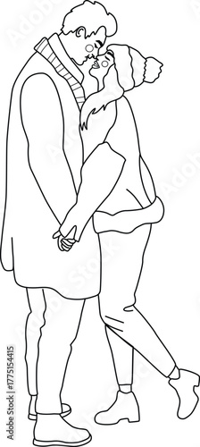 old man with a cane in hand