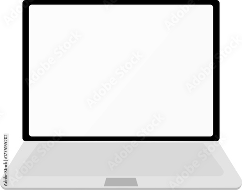 laptop isolated on white