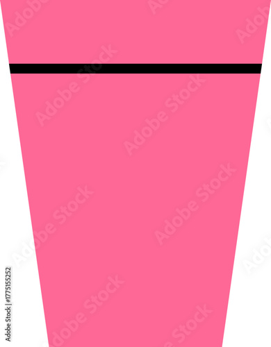 pink paper cup