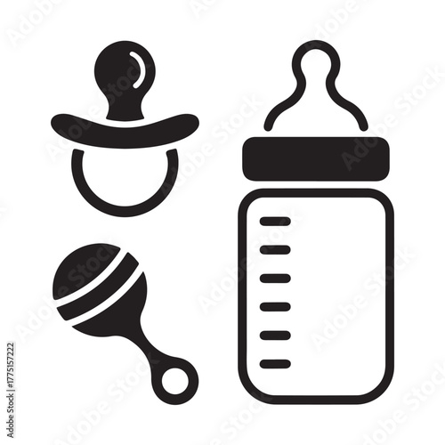 Pacifier silhouette design