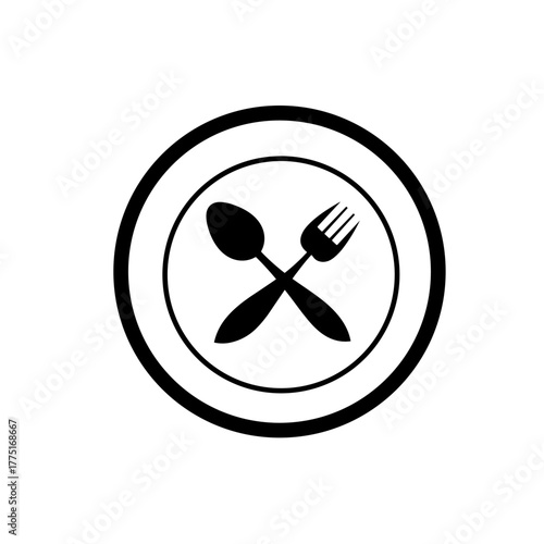food equipment icon. dish icon. Love plate vector icon in linear, outline icon isolated on white background.
