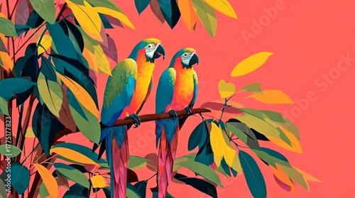 High-Quality Animal Vector Illustration Videos – Flat Design Wildlife, Cute Pets, and Nature Animation Collection