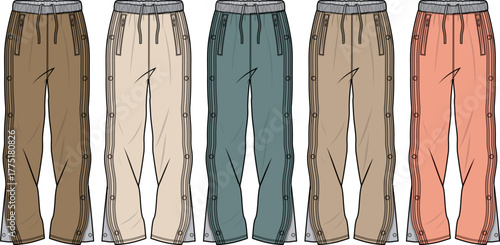 Colorful Track Pants Collection Sportswear Fashion for Active Lifestyle