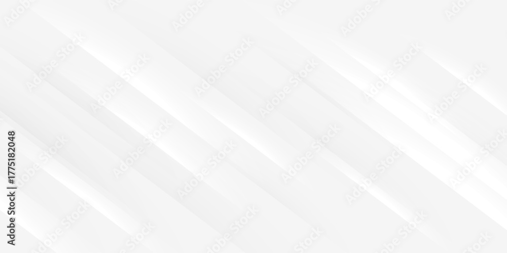 Obraz premium White abstract background with line pattern, banner design. Vector 16:9