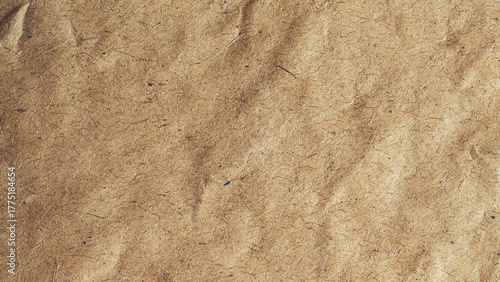Top view of vintage beige paper texture with copy space. 