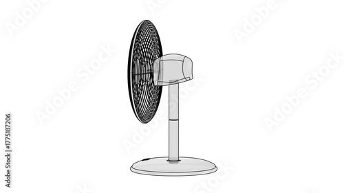 modern electric fan