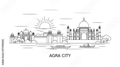 Agra City, India
