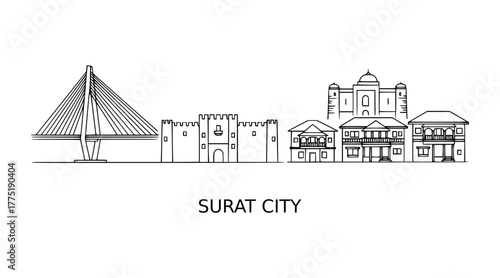Canvastavla Surat City, India