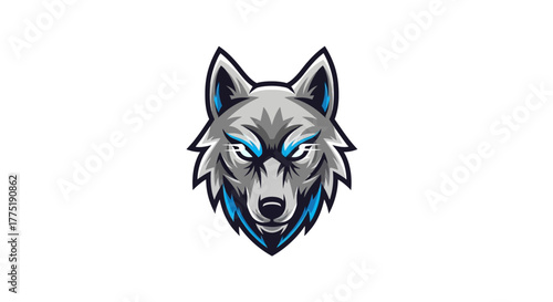 Dynamic wolf mascot logo design captures fierce spirit and modern esports appeal for gaming teams and brands seeking an aggressive edge.