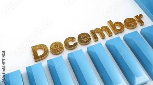 December overview monthly trends and insights digital environment infographic style analytical viewpoint