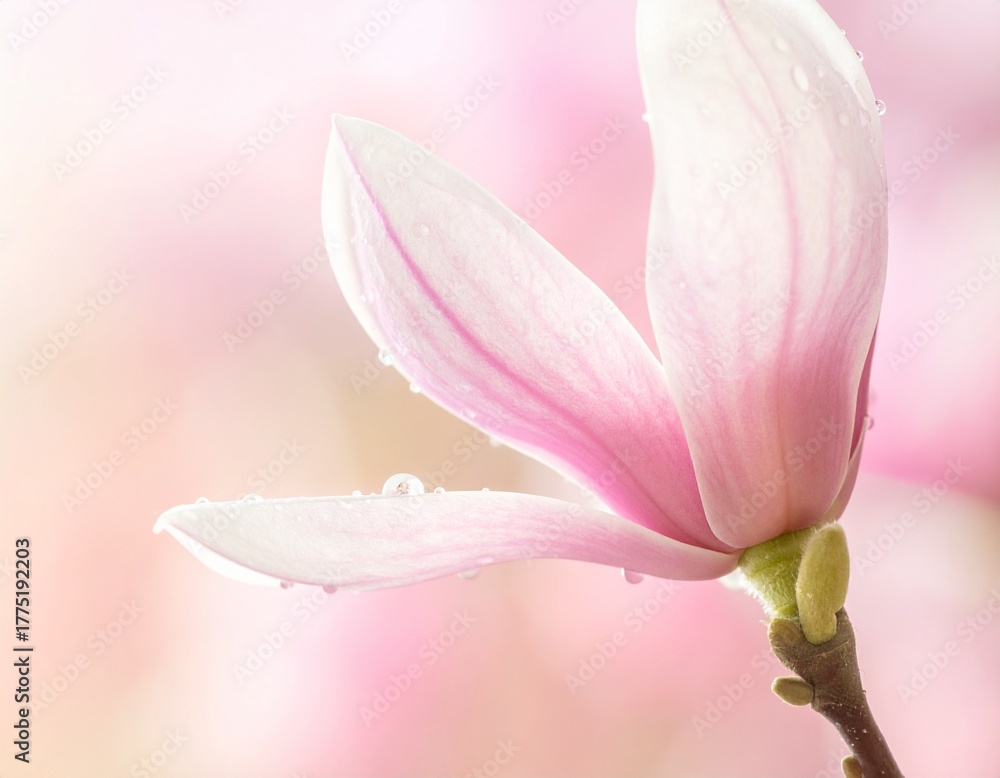 Fototapeta premium pink magnolia flower
