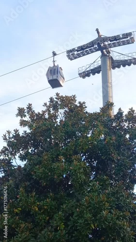 Cable car in Black Sea region 