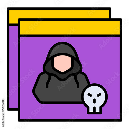Online hacking Icon