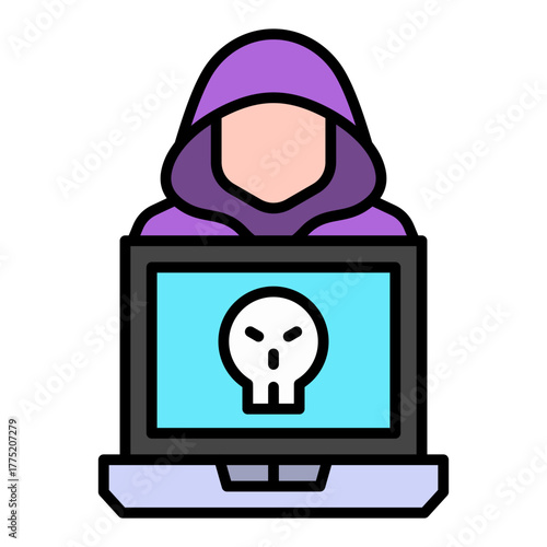 Cyber attack Icon