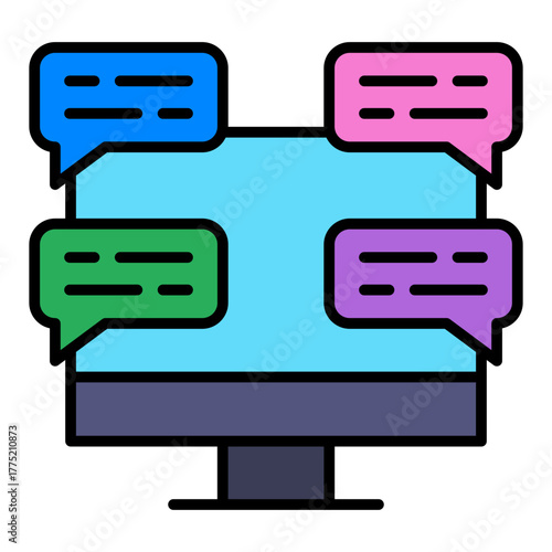 Desktop computer Icon