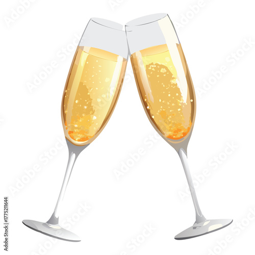 Celebration champagne glasses toast cheers drink alcohol bubbly beverage special occasion elegant party