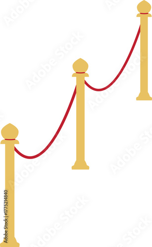 행사 차단봉 가이드라인 차단벨트 바리케이트01