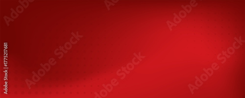 Abstract red gradient background, light and shadow on the backdrop with dimensions, hot tone wall with intense color, horizontal wallpaper.