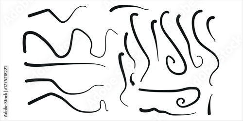 Elegant swooshes and curves for modern design projects and creative backgrounds, perfect for adding a touch of sophistication to your visual content