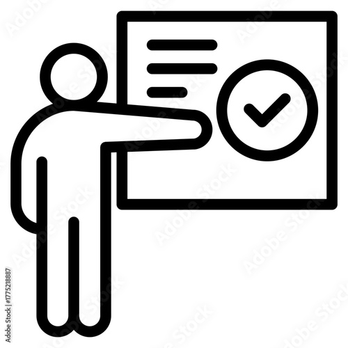 Correct icon in vector illustration