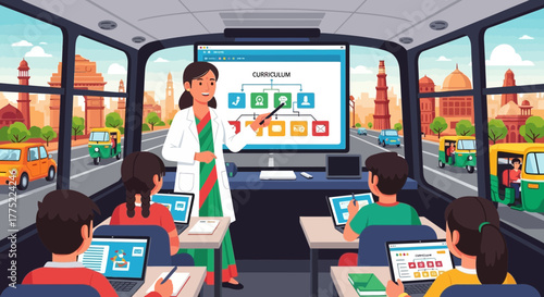 Mobile learning revolution: Interactive classroom experience on the move in India