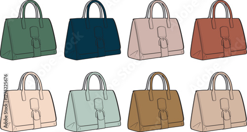 Stylish Handbag Collection A Variety of Colors and Designs for Fashion Enthusiasts