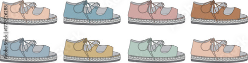 Cute Sandals Collection Colorful Footwear for Summer Adventures