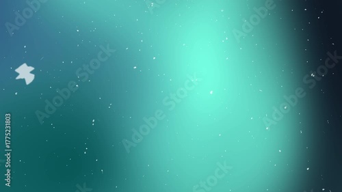 Tron background a blurred starlike gradient of blue and teal evokes a futuristic digital world.