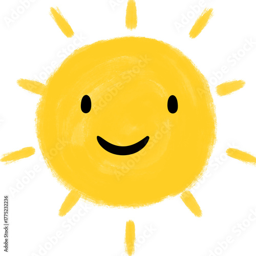 sun with a smile
