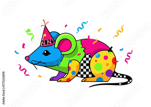 Mouse illustration, cute, curious, wildlife concept