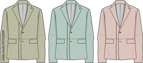 Blazer Collection Stylish Men's Jackets in Earthy Tones