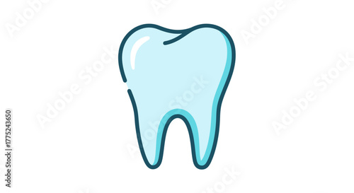 Tooth icon with transparent background