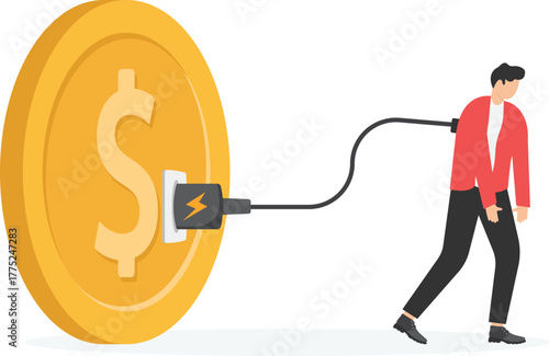 Business idea to make money concept, innovation and creativity to make profit investment,
