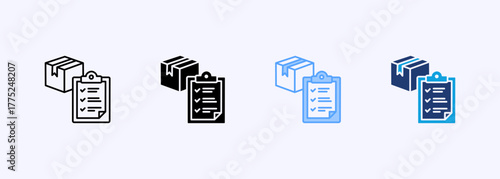 Customs Clearance Icon Set Multiple Style Collection