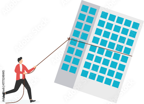 Businessmen who make money on investments versus those who lose money,
