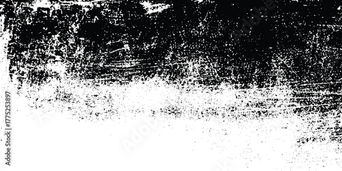 Grunge black white. Abstract texture old surface. Monochrome vector pattern of cracks, stains, scratches, splash for printing and design