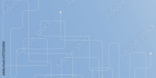 Blue and white gradient abstract background with futuristic striped pattern. Background design with modern digital technology internet connection concept for cover, certificate, presentation. VOL. 2