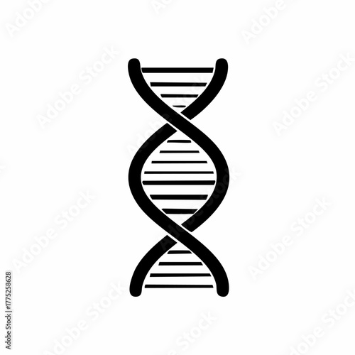 DNA Helix Structure Depicting Genetic Information and Biology.