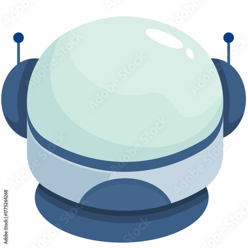 Astronaut Helmet Icons Collection: Sci-Fi Space Suit Visors Set