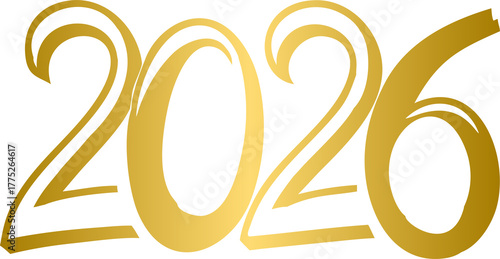 Golden 2026 New Year, Gold 2026 Happy New Year