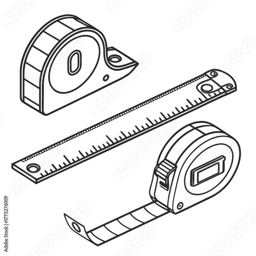 Different measuring tapes