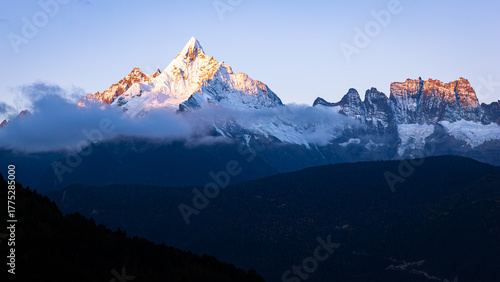 The Meili Snow Mountains — Sacred Mountain Range in Yunnan, China.