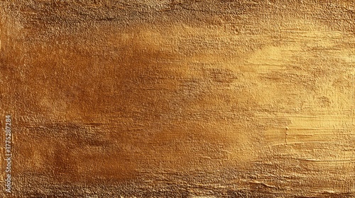 Textured golden background with brushed paint strokes and subtle light reflections