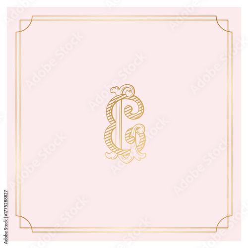 LE, EL, logo LE, Letter LE,  Monogram LE,Wedding Monogram, Wedding Logo, Logo Design , Monogram Vintage