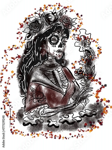 portrait of a woman, Mexican woman