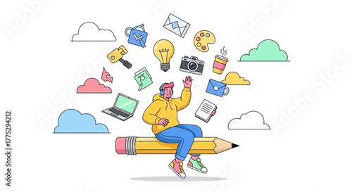 Creative Process Unleashed: Imagination And Ideas Flourishing Into The Conceptual Design World