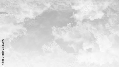 Cloudy gloomy autumn sky background.